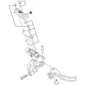 Shimano Deore BL-M566 Sol Disk Fren Kolu Rezervuar Kapağı