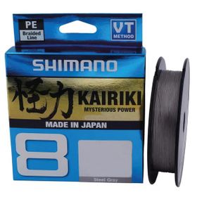 Shimano Kairiki 8 150 mt Örgü Steel Gri İp Misina