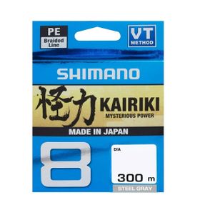 Shimano Kairiki 8 300 m Steel Gray İp Misinası