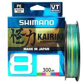 Shimano Kairiki 8 Kat Multi Color 300 mt İp Misina