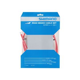 Shimano PTFE Kırmızı Yol Bisikleti Fren Kablo Seti
