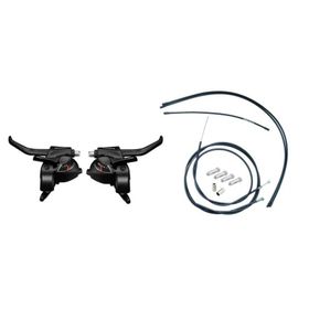 Shimano ST-EF41 3x7 Kablolu Fren Telli Kapsüllü Full Set