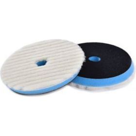Shine 150/160 mm Mate Knitted Wool Pad Mavi Taban Agresif Yün Pasta Keçesi