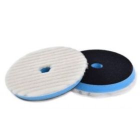 Shine 150/160 mm Mate Knitted Wool Pad Mavi Taban Agresif Yün Pasta Keçesi