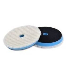 Shine 150/160 mm Mate Knitted Wool Pad Mavi Taban Agresif Yün Pasta Keçesi