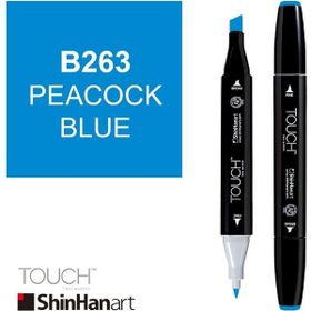 Shinhan Art Touch Twin B263 Peacock Blue Çift Uçlu Markör Kalem