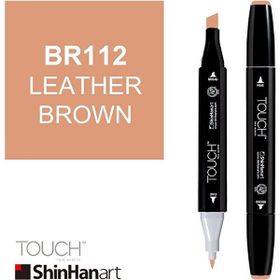 Shinhan Art Touch Twin BR112 Leather Brown Çift Uçlu Markör Kalem