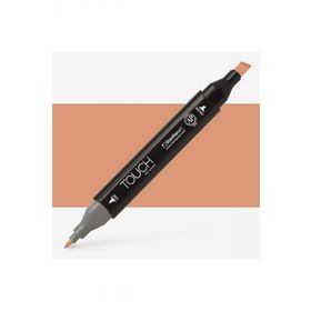 Shinhan Art Touch Twin BR112 Leather Brown Çift Uçlu Markör Kalem
