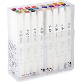 Shinhan Art Touch Twin Brush Çift Taraflı 24'lü Markör Kalem Seti