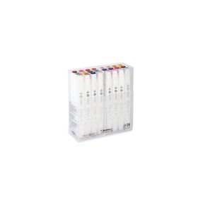 Shinhan Art Touch Twin Brush Çift Taraflı 24'lü Markör Kalem Seti