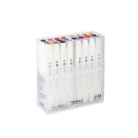 Shinhan Art Touch Twin Brush Çift Taraflı 24'lü Markör Kalem Seti