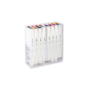 Shinhan Art Touch Twin Brush Çift Taraflı 24'lü Markör Kalem Seti