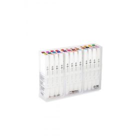 Shinhan Art Touch Twin Brush Çift Taraflı 36'lı Markör Kalem Seti