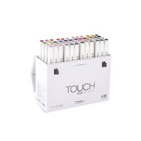Shinhan Art Touch Twin Brush Çift Taraflı 48'li Markör Kalem Seti