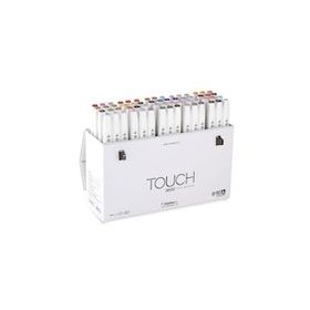 Shinhan Art Touch Twin Brush Çift Taraflı A 60'lı Markör Kalem Seti
