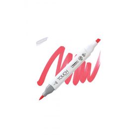 Shinhan Art Touch Twin Brush F121 Fluorescent Coral Red Çift Taraflı Markör Kalem