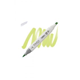 Shinhan Art Touch Twin Brush F124 Fluorescent Green Çift Taraflı Markör Kalem