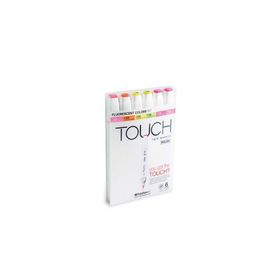 Shinhan Art Touch Twin Brush Florasan Renkler Çift Taraflı 6'lı Markör Kalem Seti