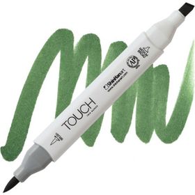 Shinhan Art Touch Twin Brush G43 Deep Olive Green Çift Taraflı Markör Kalem