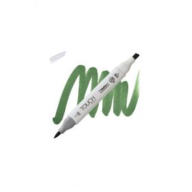 Shinhan Art Touch Twin Brush G43 Deep Olive Green Çift Taraflı Markör Kalem
