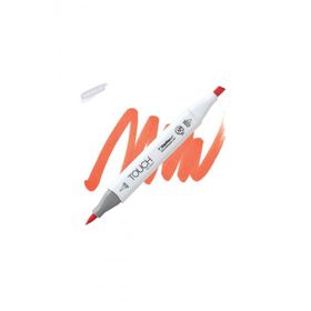 Shinhan Art Touch Twin Brush R14 Vermilion Çift Taraflı Markör Kalem
