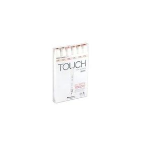 Shinhan Art Touch Twin Brush Ten Renkleri A Çift Taraflı 6'lı Markör Kalem Seti