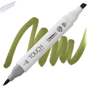 Shinhan Art Touch Twin Brush Y42 Bronze Green Çift Taraflı Markör Kalem
