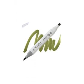 Shinhan Art Touch Twin Brush Y42 Bronze Green Çift Taraflı Markör Kalem