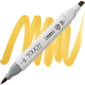 Shinhan Art Touch Twin Brush YR32 Deep Yellow Çift Taraflı Markör Kalem