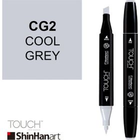 Shinhan Art Touch Twin CG2 Cool Grey Çift Uçlu Markör Kalem