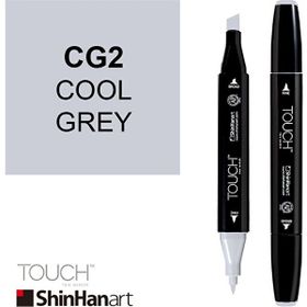 Shinhan Art Touch Twin CG2 Cool Grey Çift Uçlu Markör Kalem