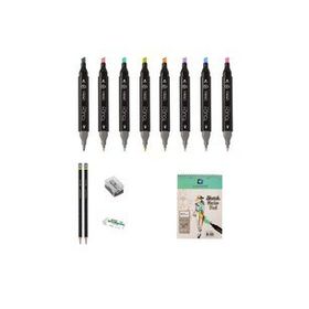 Shinhan Art Touch Twin Çizim Seti 1 Çift Uçlu Markör Kalem