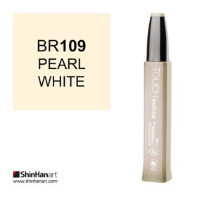 Shinhan Art Touch Twin Marker Refill Ink BR109 Pearl White 20 ml Kalem Dolum Mürekkebi