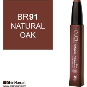 Shinhan Art Touch Twin Marker Refill Ink BR91 Natural Oak 20 ml Kalem Dolum Mürekkebi