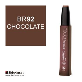 Shinhan Art Touch Twin Marker Refill Ink BR92 Chocolate 20 ml Kalem Dolum Mürekkebi