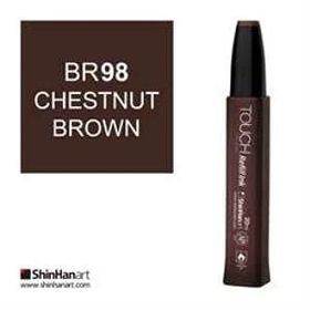 Shinhan Art Touch Twin Marker Refill Ink BR98 Chestnut Brown 20 ml Kalem Dolum Mürekkebi