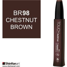Shinhan Art Touch Twin Marker Refill Ink BR98 Chestnut Brown 20 ml Kalem Dolum Mürekkebi