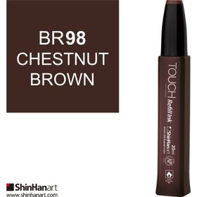 Shinhan Art Touch Twin Marker Refill Ink BR98 Chestnut Brown 20 ml Kalem Dolum Mürekkebi