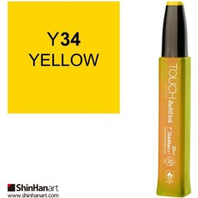 Shinhan Art Touch Twin Marker Refill Ink Y34 Yellow 20 ml Kalem Dolum Mürekkebi