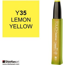 Shinhan Art Touch Twin Marker Refill Ink Y35 Lemon Yellow 20 ml Kalem Dolum Mürekkebi
