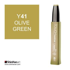 Shinhan Art Touch Twin Marker Refill Ink Y41 Olive Green 20 ml Kalem Dolum Mürekkebi