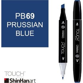 Shinhan Art Touch Twin PB69 Prussian Blue Çift Uçlu Markör Kalem