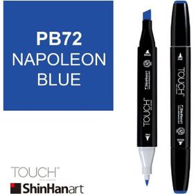 Shinhan Art Touch Twin PB72 Napoleon Blue Çift Uçlu Markör Kalem