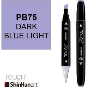 Shinhan Art Touch Twin PB75 Dark Blue Light Çift Uçlu Markör Kalem