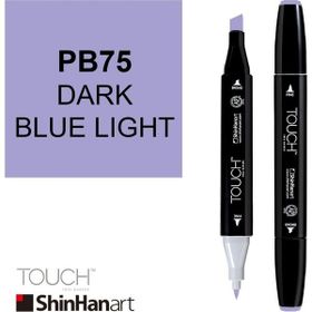 Shinhan Art Touch Twin PB75 Dark Blue Light Çift Uçlu Markör Kalem