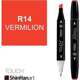 Shinhan Art Touch Twin R14 Vermilion Çift Uçlu Markör Kalem