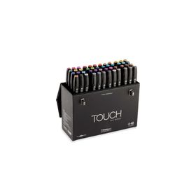 Shinhan Art Touch Twin Renkli Çift Uçlu 48'li Markör Kalem Seti