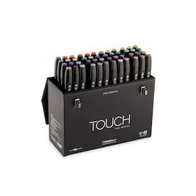 Shinhan Art Touch Twin Renkli Çift Uçlu 48'li Markör Kalem Seti