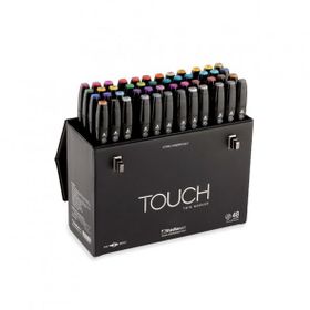 Shinhan Art Touch Twin Renkli Çift Uçlu 48'li Markör Kalem Seti
