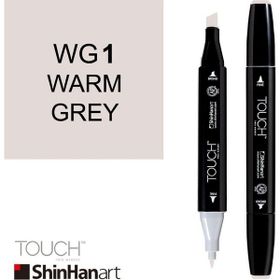 Shinhan Art Touch Twin WG1 Warm Grey Çift Uçlu Markör Kalem